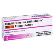ROXITHROMYCIN-ratiopharm 300 mg Filmtabletten 10 St