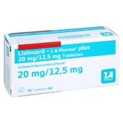 LISINOPRIL-1A Pharma plus 20 mg/12,5 mg Tabletten 50 St