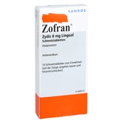 ZOFRAN 8 mg Zydis Lingual Schmelztabletten 10 St