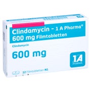 CLINDAMYCIN-1A Pharma 600 mg Filmtabletten 12 St