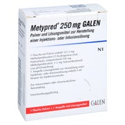 METYPRED 250 mg GALEN Plv.u.LM z.H.e.Inj./Inf.L. 1 St