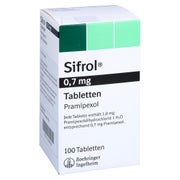 Sifrol 0,7 mg Tabletten 100 St