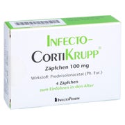 Infectocortikrupp Zäpfchen 4 St