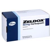 Zeldox 40 mg Hartkapseln 100 St