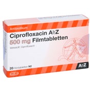 Ciprofloxacin AbZ 500 mg Filmtabletten 20 St