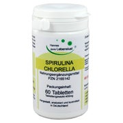 Spirulina+chlorella Tabletten 60 St