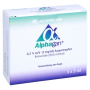 Alphagan 0,2% m/V 2 mg/ml Augentropfen 3X5 ml