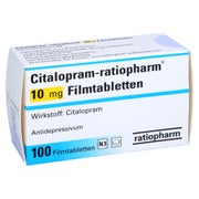 CITALOPRAM-ratiopharm 10 mg Filmtabletten 100 St