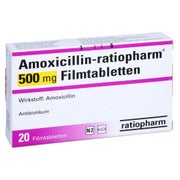 AMOXICILLIN-ratiopharm 500 mg Filmtabletten 20 St