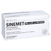Sinemet 100mg/25mg Retard Tabl. 100 St