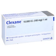 CLEXANE 10.000 I.E. 100mg/ml Inj.-Lsg.i.e.F.-Sp. 10 St