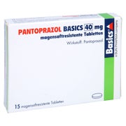 PANTOPRAZOL BASICS 40 mg magensaftres.Tabletten 15 St