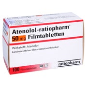 Atenolol-ratiopharm 50 mg Filmtabletten 100 St
