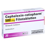 CEPHALEXIN-ratiopharm 500 mg Filmtabletten 20 St