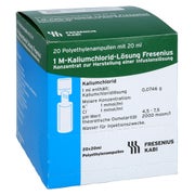 1 M Kaliumchlorid Lösung Fresenius 20X20 ml