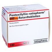 PENTOXIFYLLIN-ratiopharm 600 mg Retardtabletten 100 St