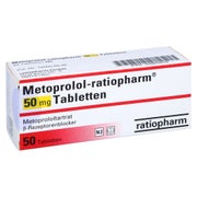 Metoprolol-ratiopharm 50 mg Tabletten 50 St