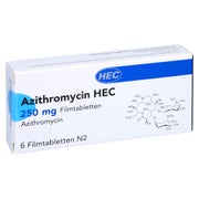 Azithromycin HEC 250 mg Filmtabletten 6 St