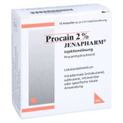 Procain 2% Jenapharm Injektionslösung Am 10X2 ml