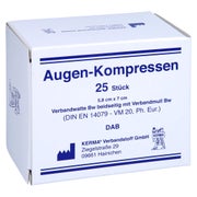 Augenkompressen 5,8x7 cm unsteril 25 St