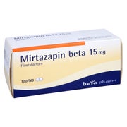 Mirtazapin beta 15 mg Filmtabletten 100 St