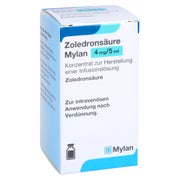 ZOLEDRONSÄURE Mylan 4 mg/5 ml Konz.z.Her.e.Inf.-L. 1 St