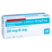 ENALAPRIL plus-1A Pharma 20/6 mg Tabletten 100 St