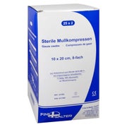 Mullkompressen 10x20 cm steril 8fach 25X2 St