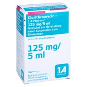CLARITHROMYCIN-1A Ph.125mg/5ml Gran.z.Susp.-Herst. 60 ml