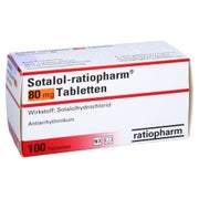 Sotalol-ratiopharm 80 mg Tabletten 100 St