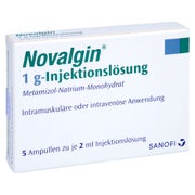 Novalgin 1 G-injektionslösung Ampullen 5X2 ml