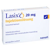 Lasix 20 mg Injektionslösung Ampullen 4X2 ml