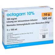 OCTAGAM 10% 3x10 g IgG Lösung z.intravenös.Infus. 3X100 ml