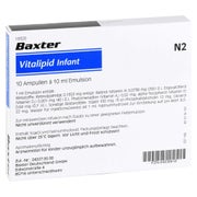 Vitalipid Infant Emulsion zur Infusion A 10X10 ml