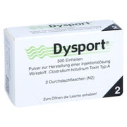 DYSPORT 500 Einheiten Pulver z.Herst.e.Inj.-Lsg. 2 St