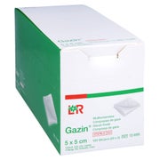 Produktabbildung: Gazin Mullkompressen 5x5 cm steril 12fach 20X5 St