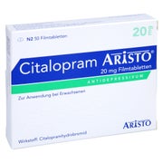 Citalopram Aristo 20 mg Filmtabletten 50 St
