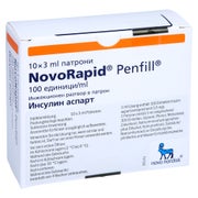 NOVORAPID Penfill 100 E/ml Inj.-Lsg.i.e.Patrone 10X3 ml