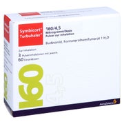 SYMBICORT Turbuhaler 160/4,5 µg/Dosis 60 ED 3 St