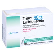 TRIAM 40 Lichtenstein Kristallsuspension Ampullen 10X1 ml
