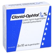 Clonid Ophtal 1/16% Augentropfen 3X10 ml