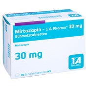 MIRTAZAPIN-1A Pharma 30 mg Schmelztabletten 96 St