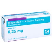 RISPERIDON-1A Pharma 0,25 mg Filmtabletten 50 St