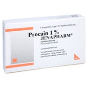 Procain 1% Jenapharm Injektionslösung Am 5X5 ml