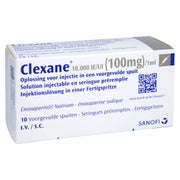CLEXANE 10.000 I.E. 100mg/ml Inj.-Lsg.i.e.F.-Sp. 10 St