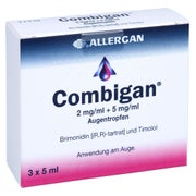 Combigan 2 Mg/ml + 5 mg/ml Augentropfen 3X5 ml
