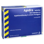 APIDRA 100 E/ml SoloStar Inj.-Lsg.i.e.Fertigpen 10X3 ml
