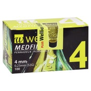 Produktabbildung: Wellion Medfine plus Pen-Nadeln 4 mm 100 St