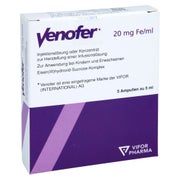 VENOFER 20 mg Fe/ml Injektionslösung Ampullen 5X5 ml