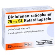 DICLOFENAC-ratiopharm 75 mg SL Retardkapseln 20 St